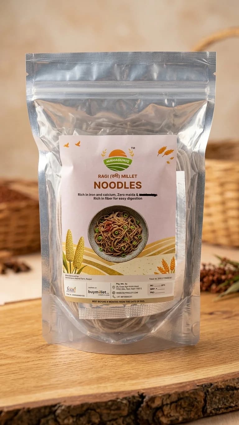 Ragi Finger Millet Noodles